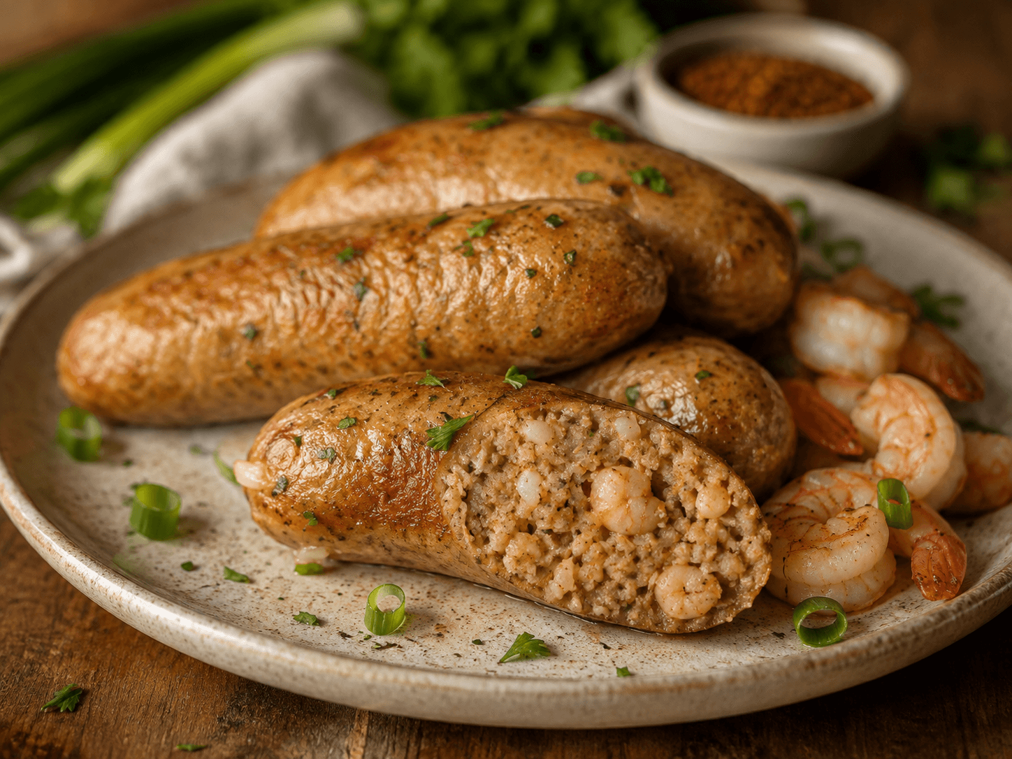 Shrimp boudin