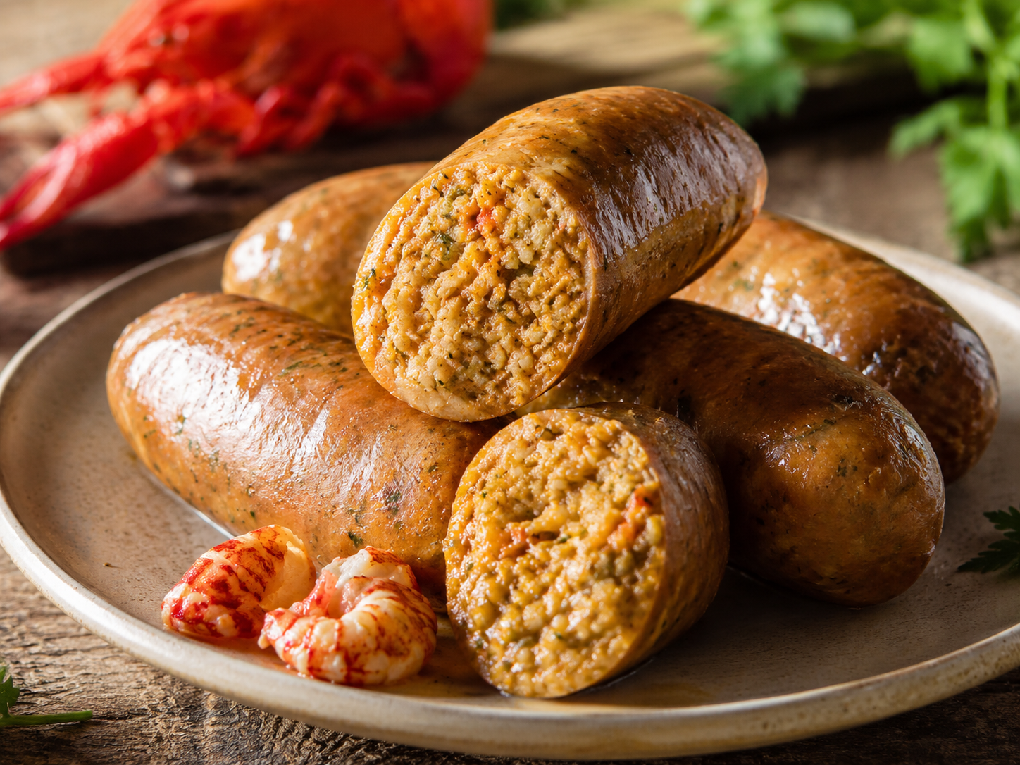 Crawfish boudin